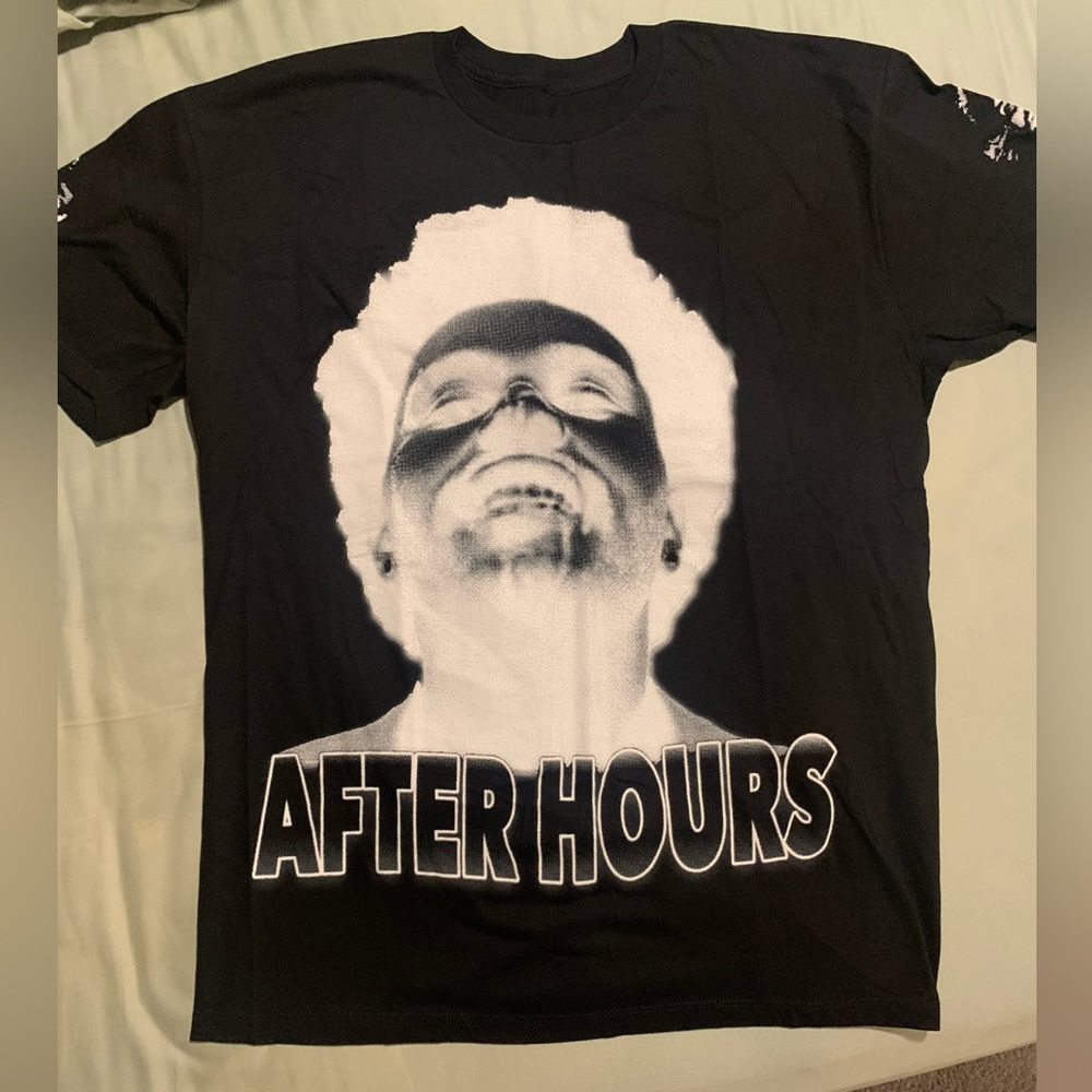 RARE The Weeknd x P4K x Awge After Hours Tour T-Shirt. BRAND NEW